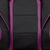 X40 Gaming Chair Racing Ergonomic Computer Chair with Fully Reclining Back/Arms, Slide-Out Footrest, Massaging Lumbar - Black/Purple, CH-00288-PR-GG