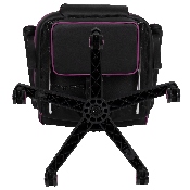 X40 Gaming Chair Racing Ergonomic Computer Chair with Fully Reclining Back/Arms, Slide-Out Footrest, Massaging Lumbar - Black/Purple, CH-00288-PR-GG