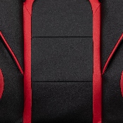 X40 Gaming Chair Racing Ergonomic Computer Chair with Fully Reclining Back/Arms, Slide-Out Footrest, Massaging Lumbar - Red, CH-00288-RED-GG