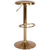 Madrid Series Adjustable Height Retro Barstool in Gold Finish, CH-181220-GD-GG