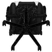 X20 Gaming Chair Racing Office Ergonomic Computer PC Adjustable Swivel Chair with Fully Reclining Back in Black LeatherSoft, CH-187230-1-BK-GG