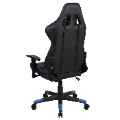 X20 Gaming Chair Racing Office Ergonomic Computer PC Adjustable Swivel Chair with Reclining Back in Blue LeatherSoft, CH-187230-1-BL-GG