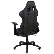 X30 Gaming Chair Racing Office Ergonomic Computer Chair with Reclining Back and Slide-Out Footrest in Blue LeatherSoft, CH-187230-BL-GG