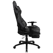 X30 Gaming Chair Racing Office Ergonomic Computer Chair with Reclining Back and Slide-Out Footrest in Gray LeatherSoft, CH-187230-GY-GG
