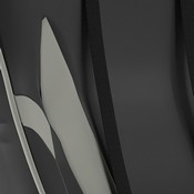 X30 Gaming Chair Racing Computer Chair with Reclining Back, Slide-Out Footrest, and Transparent Roller Wheels in Gray LeatherSoft, CH-187230-GY-RLB-GG