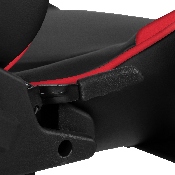 X30 Gaming Chair Racing Office Ergonomic Computer Chair with Fully Reclining Back and Slide-Out Footrest in Red LeatherSoft, CH-187230-RED-GG