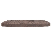 Rustic Walnut Wood Seat for Colorful Metal Chairs, CH-31230M1D-GG