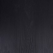 Luna Commercial Grade Black Metal Indoor-Outdoor Chair with Arms with Black Poly Resin Wood Seat, CH-31270-BK-PL1B-GG