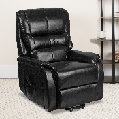 HERCULES Series Black LeatherSoft Remote Powered Lift Recliner, CH-US-153062L-BK-LEA-GG