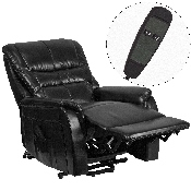 HERCULES Series Black LeatherSoft Remote Powered Lift Recliner, CH-US-153062L-BK-LEA-GG
