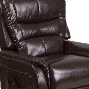 HERCULES Series Brown LeatherSoft Remote Powered Lift Recliner, CH-US-153062L-BRN-LEA-GG