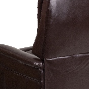HERCULES Series Brown LeatherSoft Remote Powered Lift Recliner, CH-US-153062L-BRN-LEA-GG