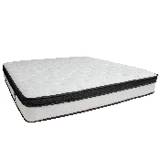 Capri Comfortable Sleep 12 Inch Memory Foam and Pocket Spring Mattress, King Mattress in a Box, CL-BT33PM-R12M-K-GG
