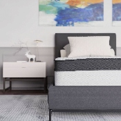 Capri Comfortable Sleep 12 Inch Memory Foam and Pocket Spring Mattress, Twin Mattress in a Box, CL-BT33PM-R12M-T-GG