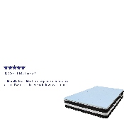 Capri Comfortable Sleep Queen 12 Inch CertiPUR-US Certified Foam Pocket Spring Mattress & 2 inch Gel Memory Foam Topper Bundle, CL-E230P-2M35-Q-GG