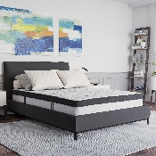 Capri Comfortable Sleep 10 Inch CertiPUR-US Certified Hybrid Pocket Spring Mattress, Full Mattress in a Box, CL-E230P-R-F-10-GG
