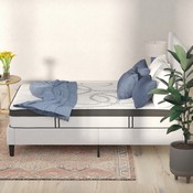 Capri Comfortable Sleep 10 Inch CertiPUR-US Certified Hybrid Pocket Spring Mattress, Full Mattress in a Box, CL-E230P-R-F-10-GG