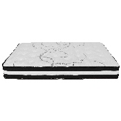 Capri Comfortable Sleep 10 Inch CertiPUR-US Certified Hybrid Pocket Spring Mattress, Full Mattress in a Box, CL-E230P-R-F-10-GG