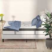 Capri Comfortable Sleep 12 Inch Foam and Pocket Spring Mattress, Full Mattress in a Box, CL-E230P-R-F-GG
