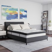 Capri Comfortable Sleep 12 Inch Foam and Pocket Spring Mattress, Full Mattress in a Box, CL-E230P-R-F-GG