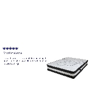Capri Comfortable Sleep 12 Inch Foam and Pocket Spring Mattress, Full Mattress in a Box, CL-E230P-R-F-GG