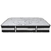 Capri Comfortable Sleep 12 Inch Foam and Pocket Spring Mattress, Full Mattress in a Box, CL-E230P-R-F-GG