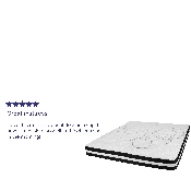 Capri Comfortable Sleep 10 Inch CertiPUR-US Certified Hybrid Pocket Spring Mattress, King Mattress in a Box, CL-E230P-R-K-10-GG