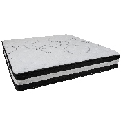 Capri Comfortable Sleep 12 Inch Foam and Pocket Spring Mattress, King Mattress in a Box, CL-E230P-R-K-GG
