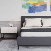 Capri Comfortable Sleep 10 Inch CertiPUR-US Certified Hybrid Pocket Spring Mattress, Queen Mattress in a Box, CL-E230P-R-Q-10-GG