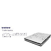 Capri Comfortable Sleep 10 Inch CertiPUR-US Certified Hybrid Pocket Spring Mattress, Queen Mattress in a Box, CL-E230P-R-Q-10-GG