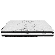 Capri Comfortable Sleep 10 Inch CertiPUR-US Certified Hybrid Pocket Spring Mattress, Queen Mattress in a Box, CL-E230P-R-Q-10-GG