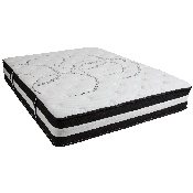 Capri Comfortable Sleep 12 Inch Foam and Pocket Spring Mattress, Queen Mattress in a Box, CL-E230P-R-Q-GG