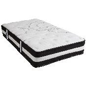 Capri Comfortable Sleep 12 Inch Foam and Pocket Spring Mattress, Twin Mattress in a Box, CL-E230P-R-T-GG