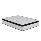 Capri Comfortable Sleep Firm 12 Inch CertiPUR-US Certified Hybrid Pocket Spring Mattress, Extra Firm Feel, Durable Support, Full Mattress in a Box, CL-FR231-12-F-GG