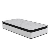 Capri Comfortable Sleep Firm 12 Inch CertiPUR-US Certified Hybrid Pocket Spring Mattress, Extra Firm Feel, Durable Support, Twin Mattress in a Box, CL-FR231-12-T-GG