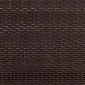 Chocolate Brown Faux Rattan End Table, DAD-SF1-S-GG