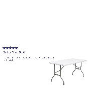 5-Foot Granite White Plastic Folding Table, DAD-YCZ-152-GG, DAD-YCZ-152-GG