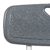 HERCULES Series 300 Lb. Capacity Adjustable Gray Bath & Shower Chair with Quick Release Back & Arms, DC-HY3523L-GRY-GG