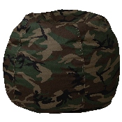 Small Camouflage Bean Bag Chair for Kids and Teens, DG-BEAN-SMALL-CAMO-GG