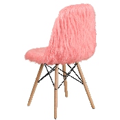Shaggy Dog Hermosa Pink Accent Chair, DL-12-GG