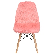 Shaggy Dog Hermosa Pink Accent Chair, DL-12-GG