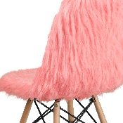 Shaggy Dog Hermosa Pink Accent Chair, DL-12-GG