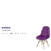 Shaggy Dog Purple Accent Chair, DL-15-GG