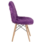 Shaggy Dog Purple Accent Chair, DL-15-GG