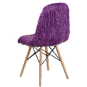 Shaggy Dog Purple Accent Chair, DL-15-GG