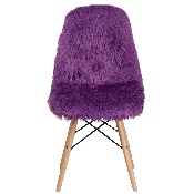 Shaggy Dog Purple Accent Chair, DL-15-GG