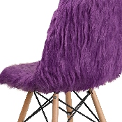 Shaggy Dog Purple Accent Chair, DL-15-GG