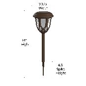 8 Pack Brown LED Solar Lights, DN-SL114-8-BR-GG