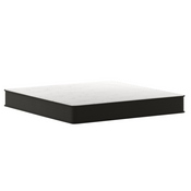 Dream 10 Inch Hybrid Mattress, King Size High Density Foam and Pocket Spring Mattress in a Box, CertiPur-US Certified Foam, White/Gray, DR-E230P-R-K-10-GY-GG