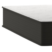 Dream 12 Inch Hybrid Mattress, Queen Size High Density Foam and Pocket Spring Mattress in a Box, CertiPur-US Certified Foam, White/Gray, DR-E230P-R-Q-12-GY-GG